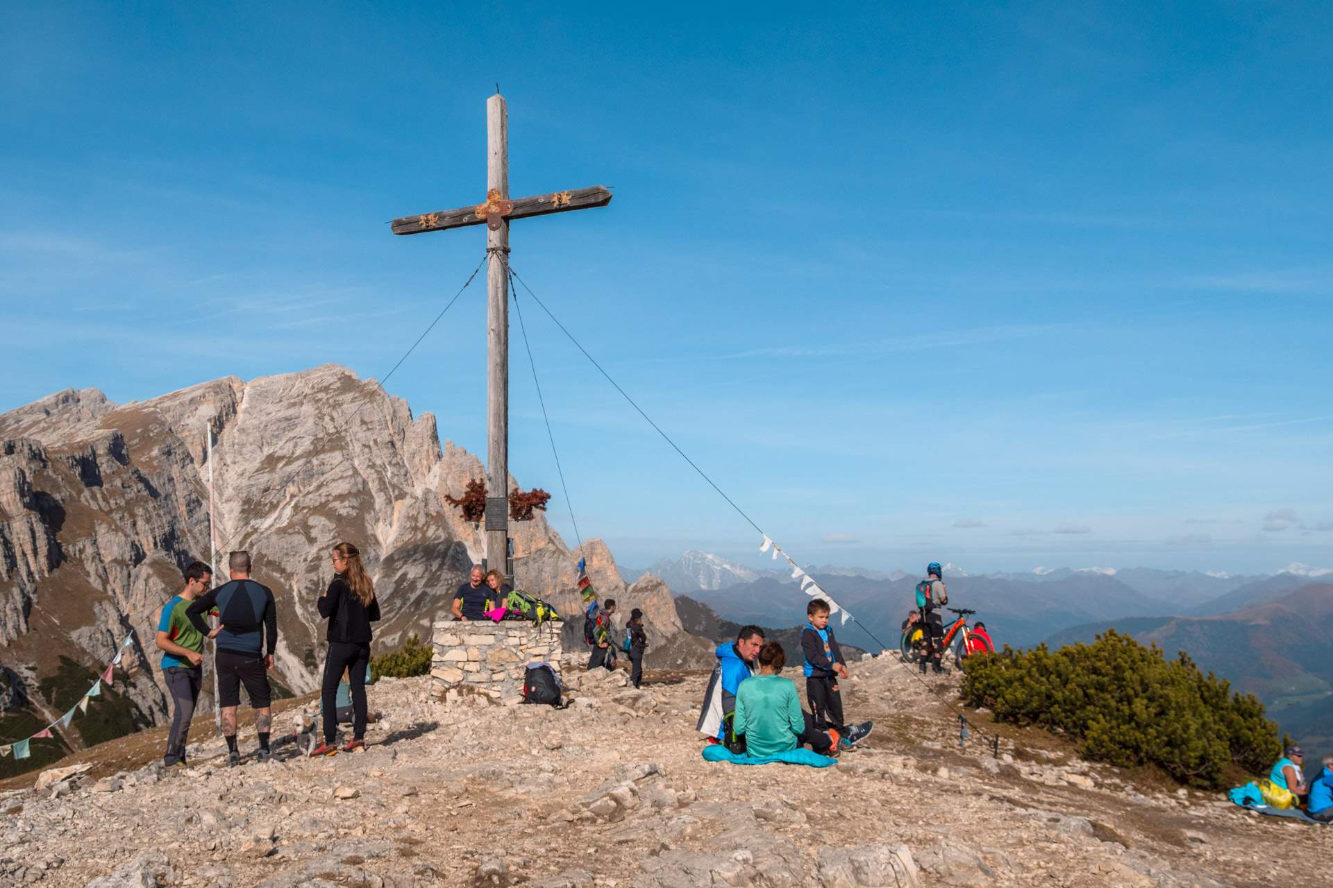 The top of Monte Specie in the Dolomites