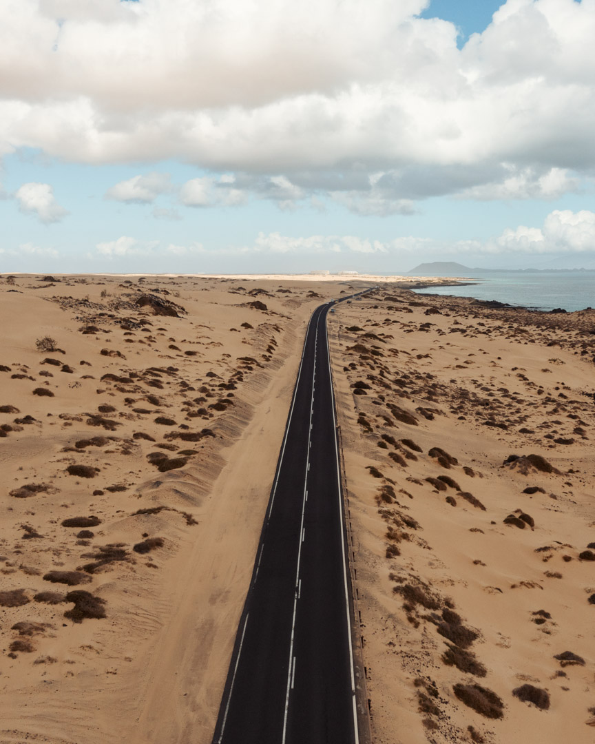 Driving in Fuerteventura