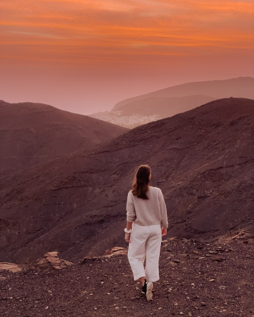 Calima sunset on Fuerteventura