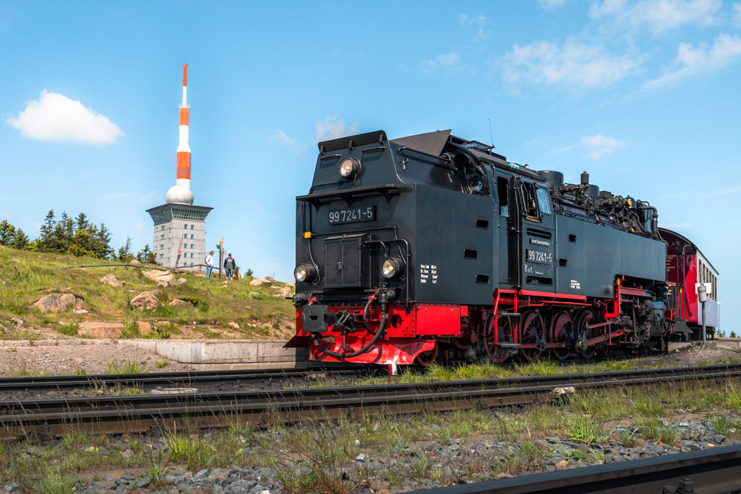 Brocken steam train