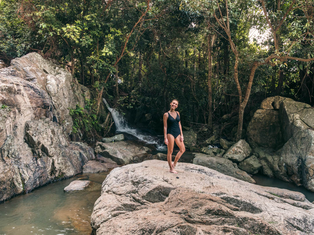 Victoria at Na Muang waterfall