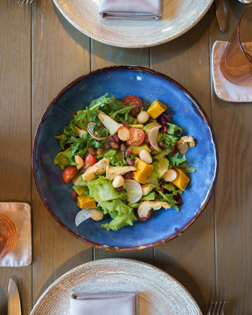Salad at the Rum Chapel