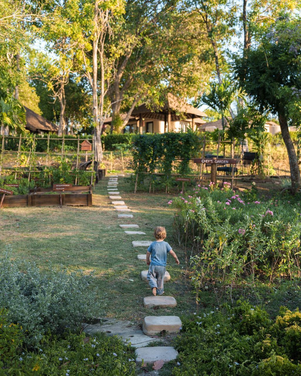 The Naka Island’s garden 