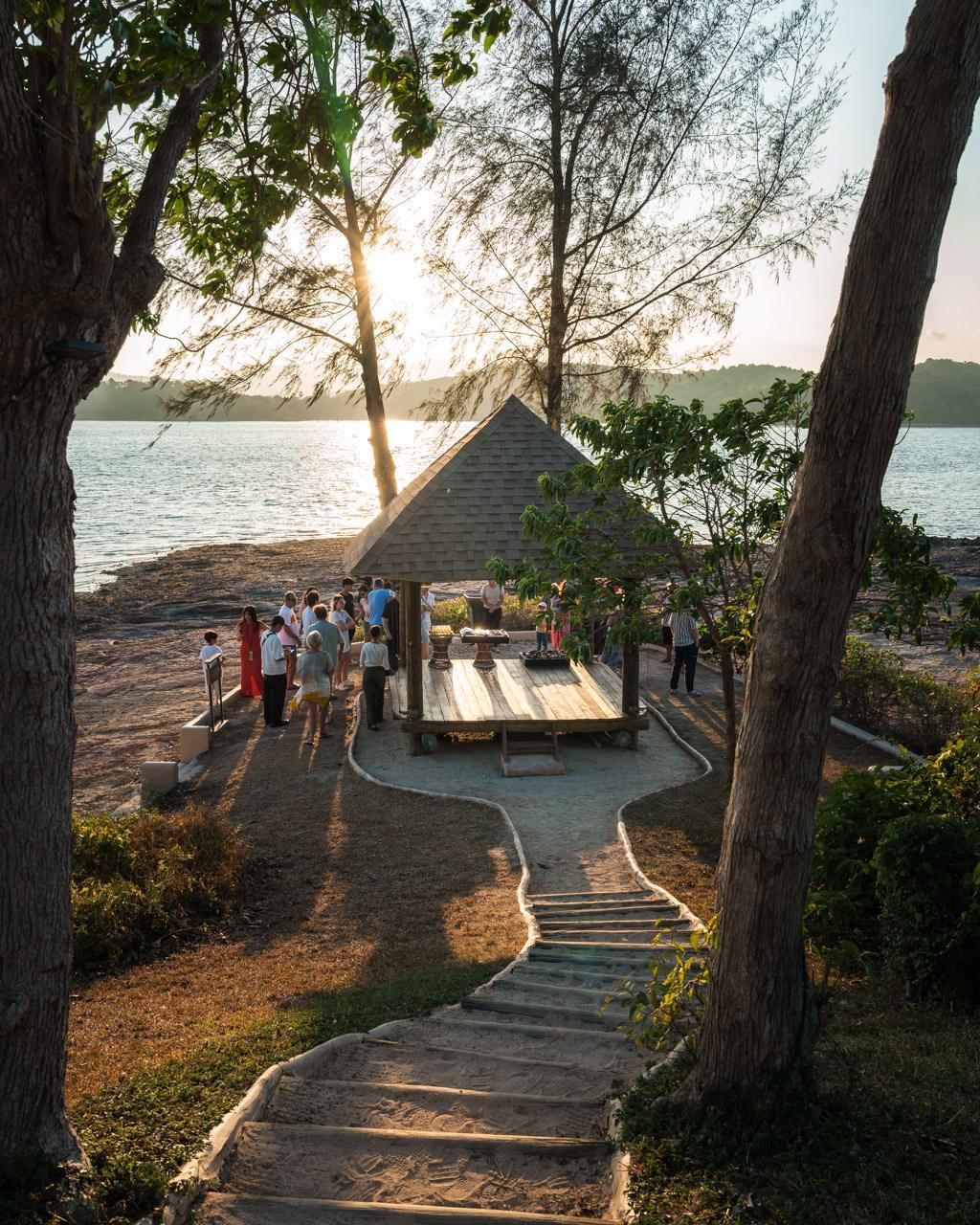 Sunset ceremony at Z Bar