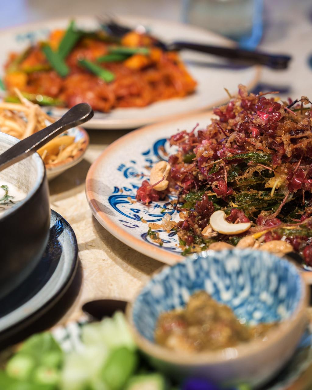 Thai dishes at Aiyara