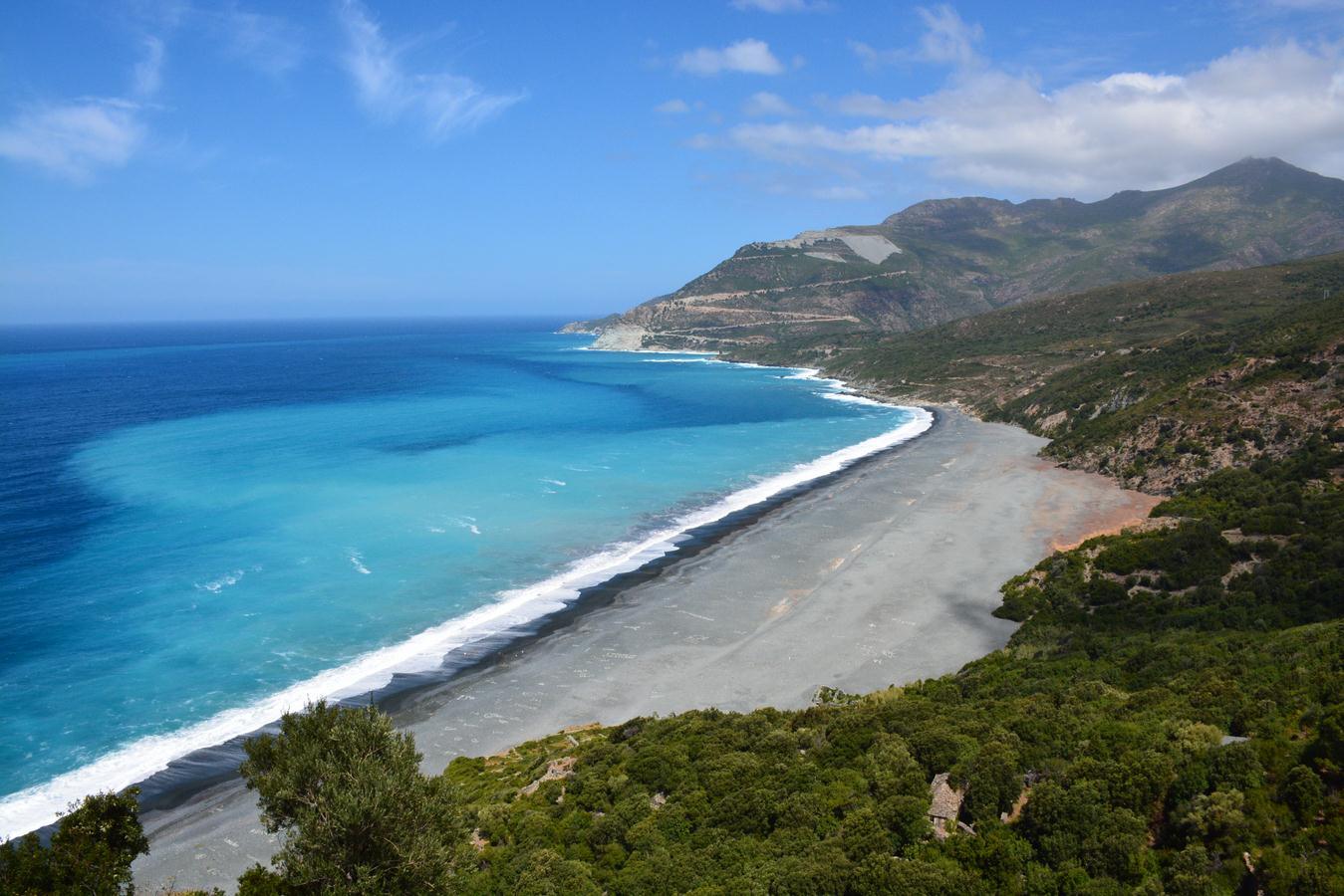 This is the black beach of Nonza