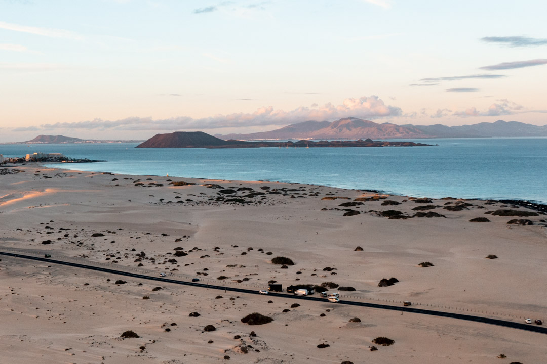 Lobos Island seen from Corralejo