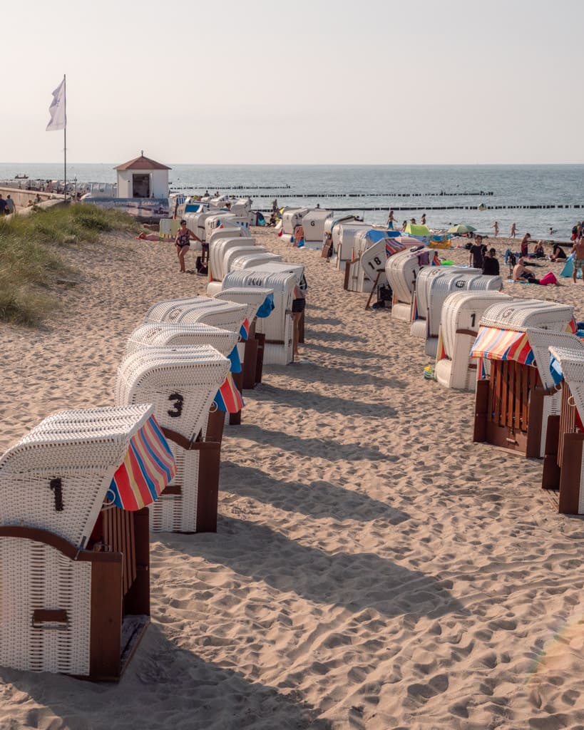 Beach baskets in Kühlungsborn 