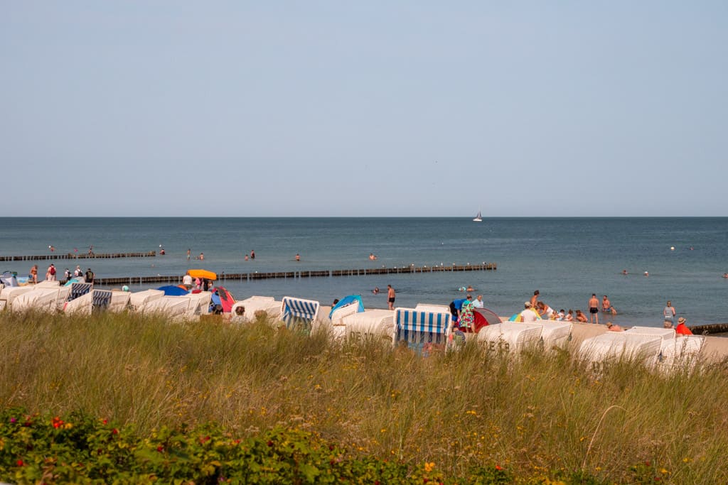 Summer in the Mecklenburg Baltic Coast by the beach