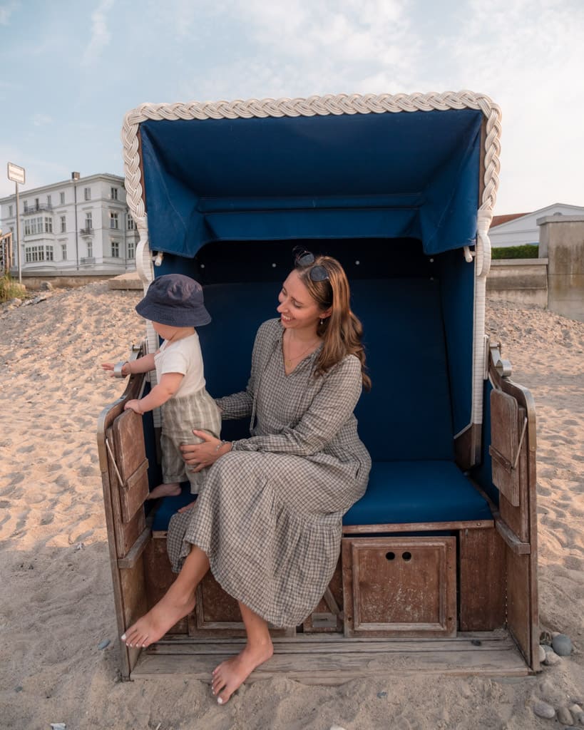 Beach basket in Heiligendamm