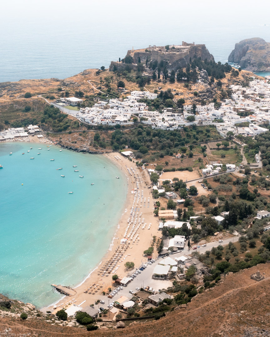 The ancient city of Lindos