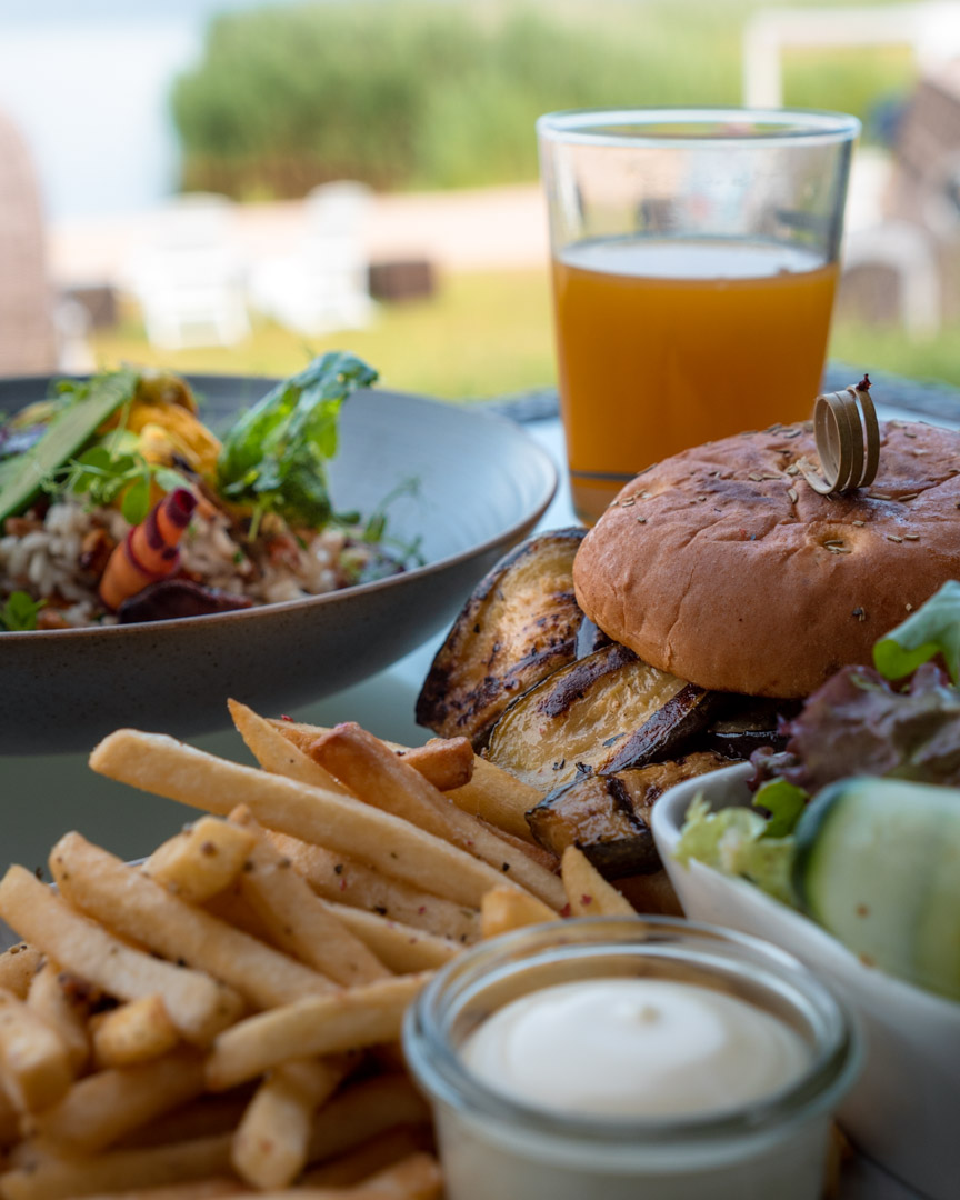 Plant-based burger in Schleswig