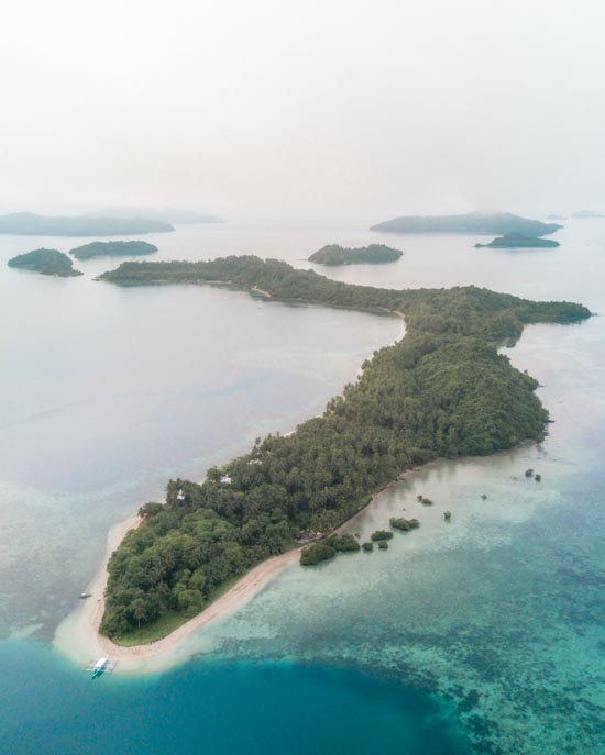 Island outside Palawan