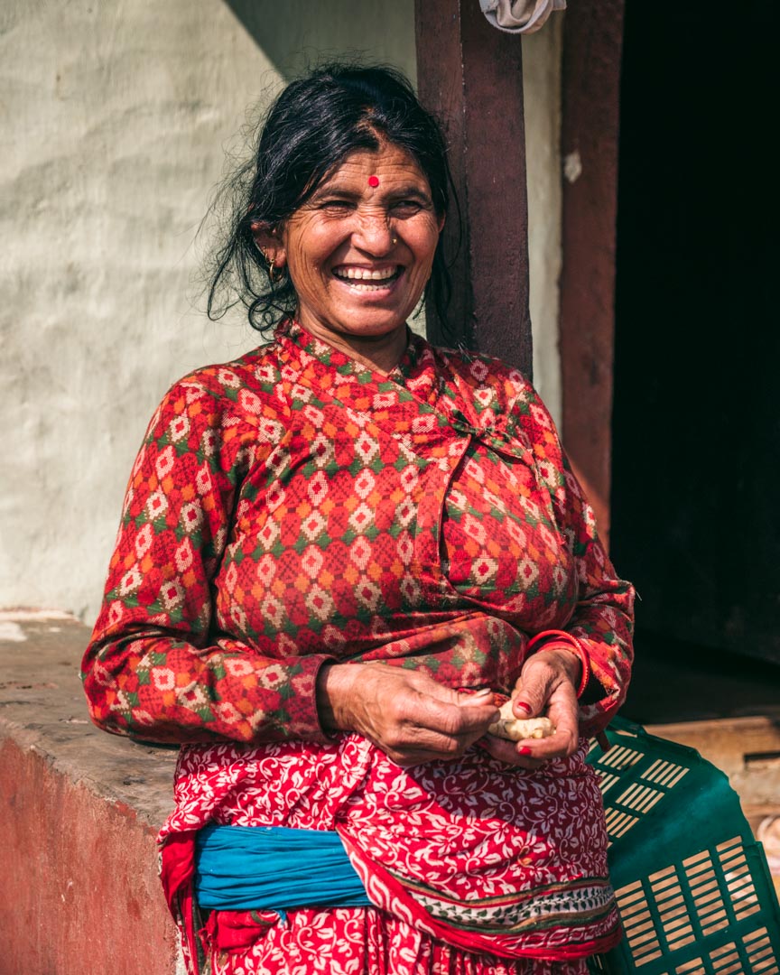 Woman in Nepal