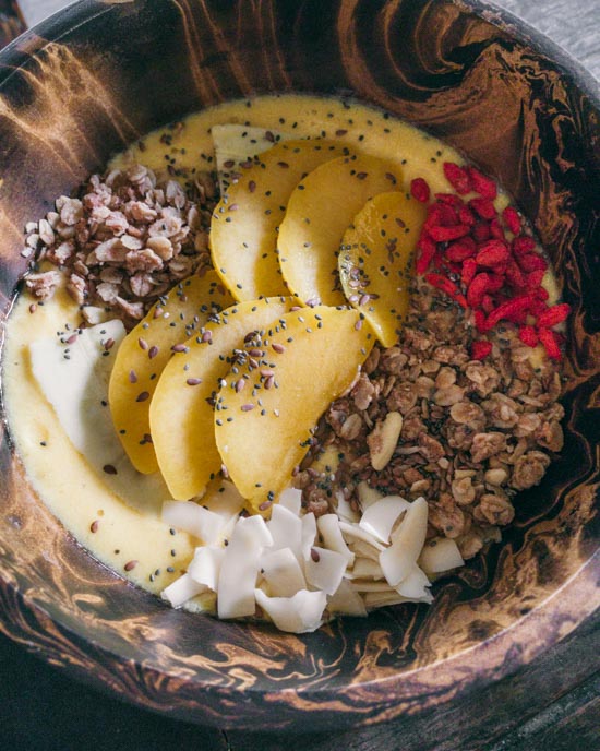 Smoothie bowl from Pure Vegan Heaven