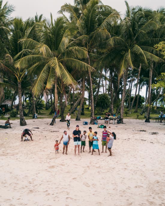 Drone attention on island in Philippines