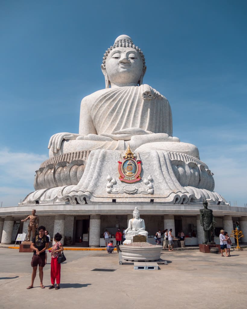 The platform by the Big Buddha