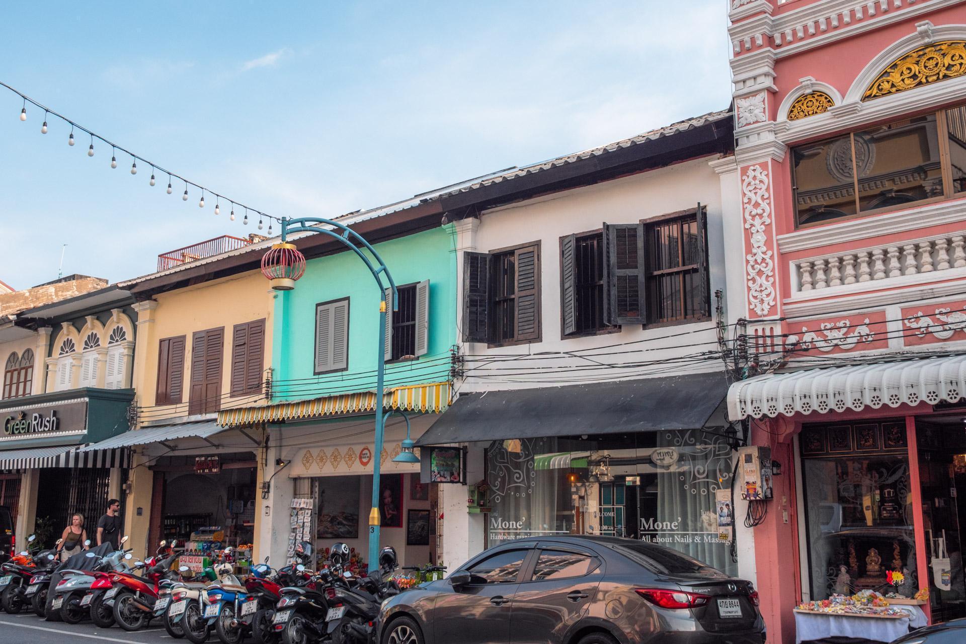 Phangnga Road in Phuket Old Town