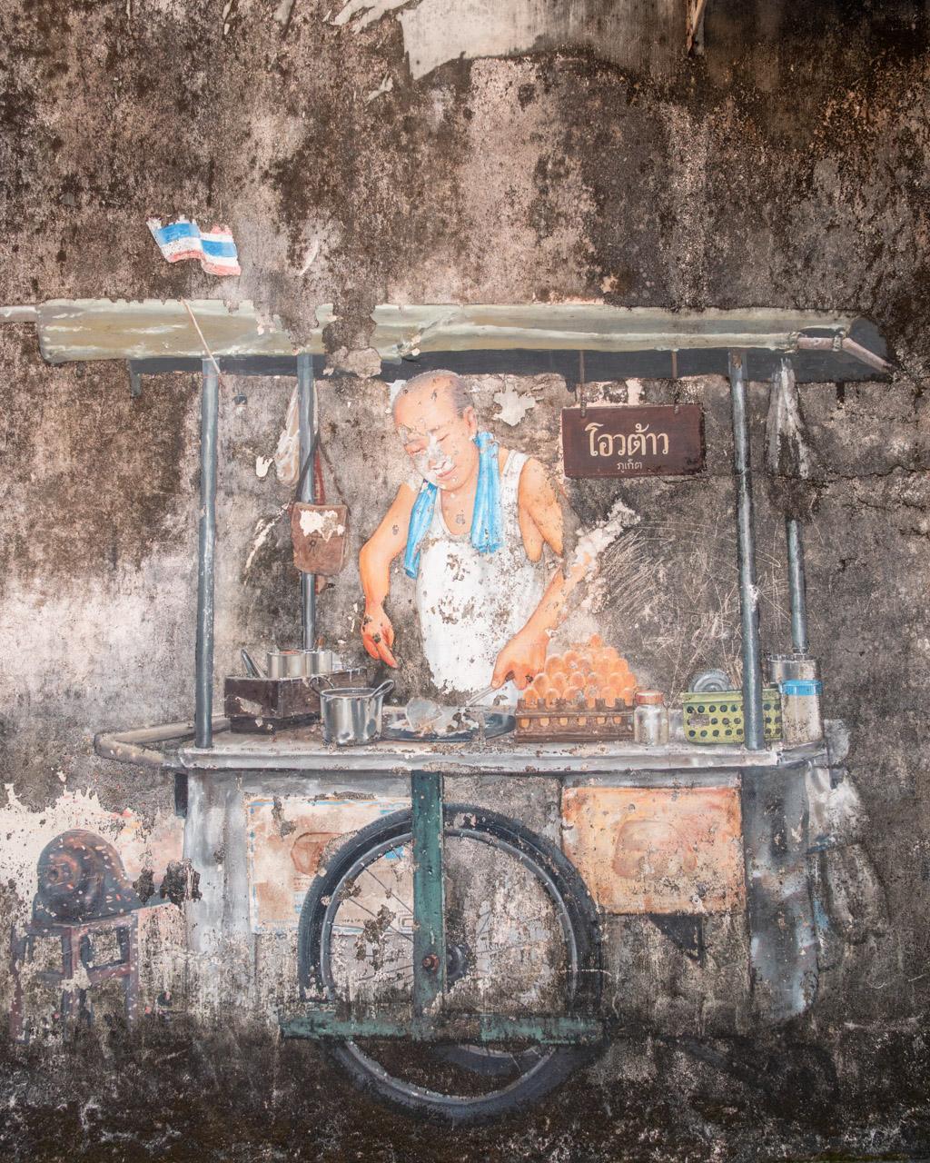 Street art in Phuket Old Town