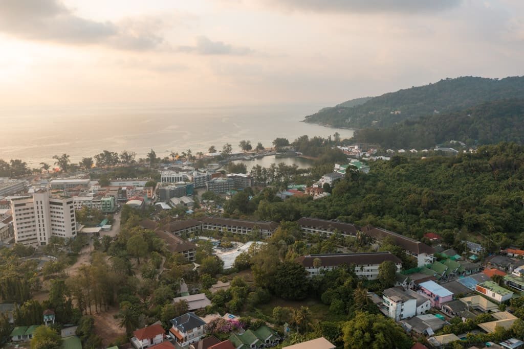 Karon seen from a drone perspective