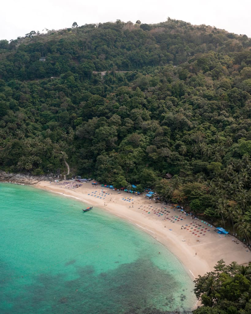 Freedom Beach drone image from the other side