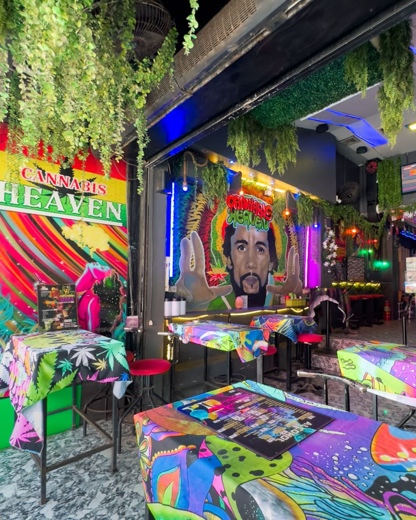 Psychedelic weed shop in Phuket 