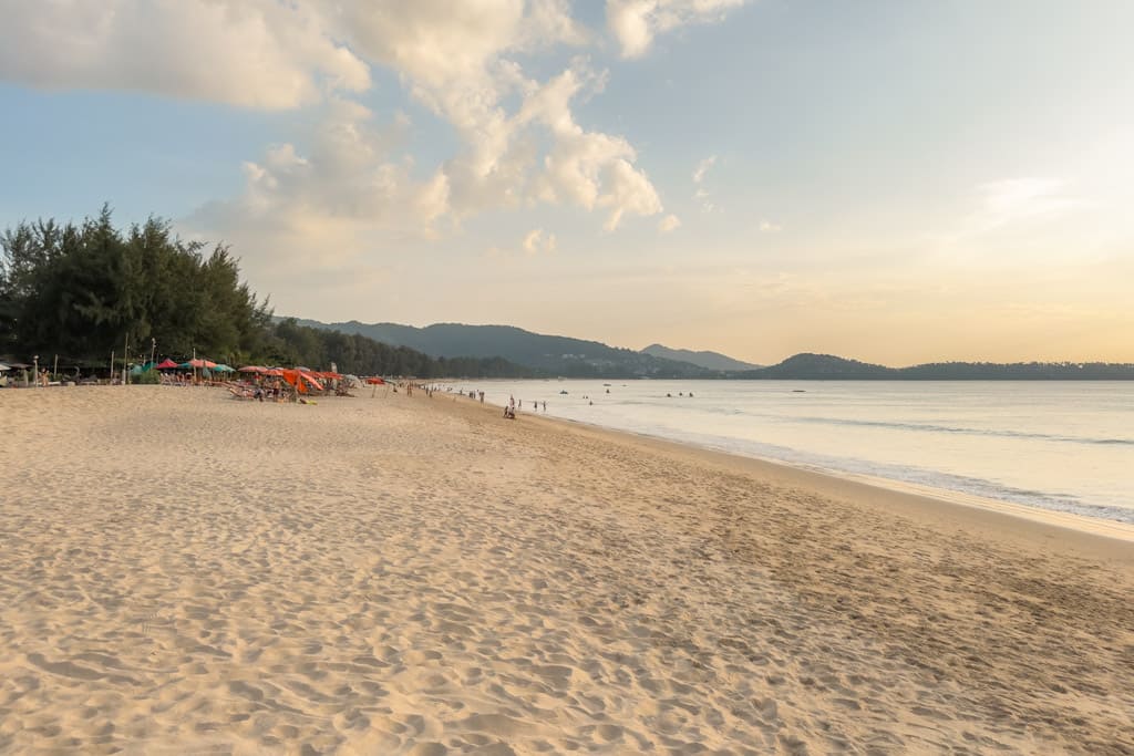 Bang Tao sand by the lagoons