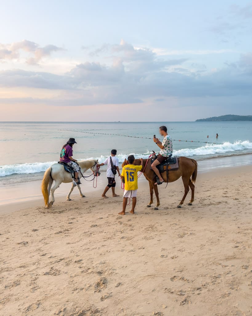 Horse riding on Bang Tao