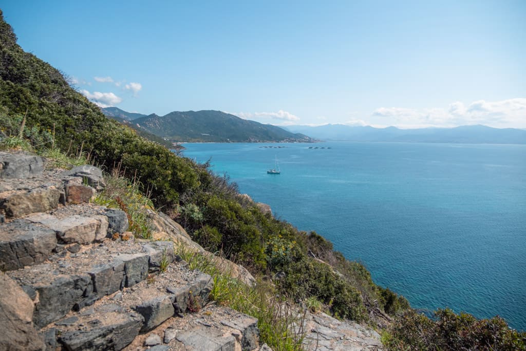 View of the coast