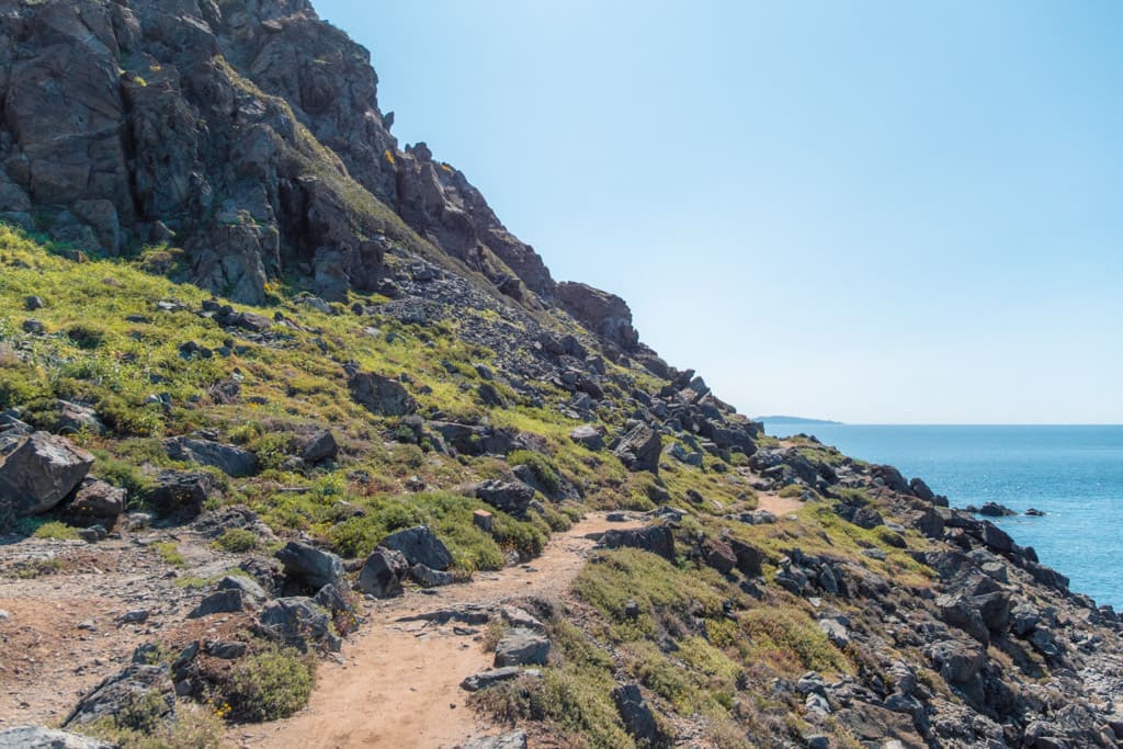 Trail at Pointe de la Parata