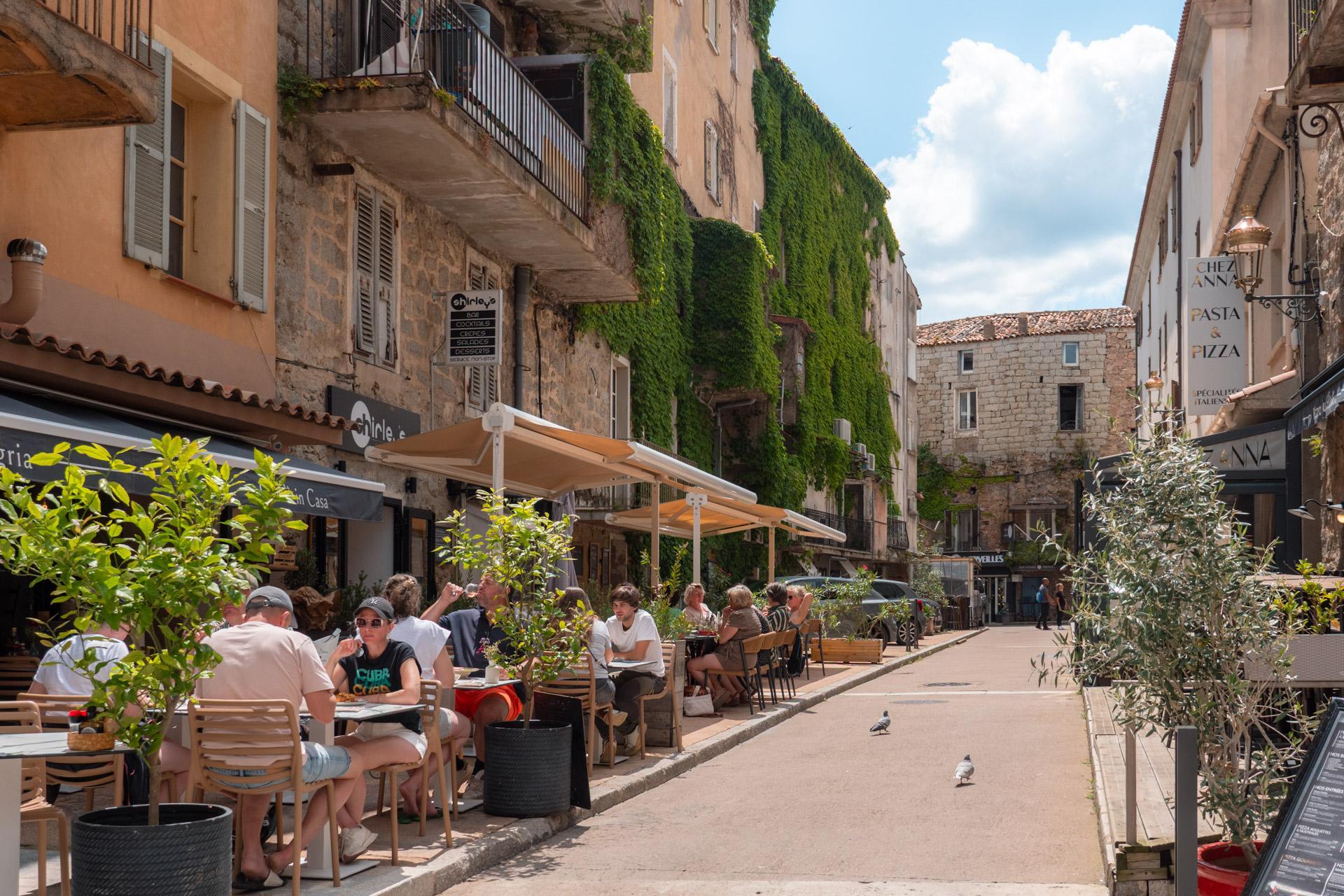 Porto-Vecchio street in old town