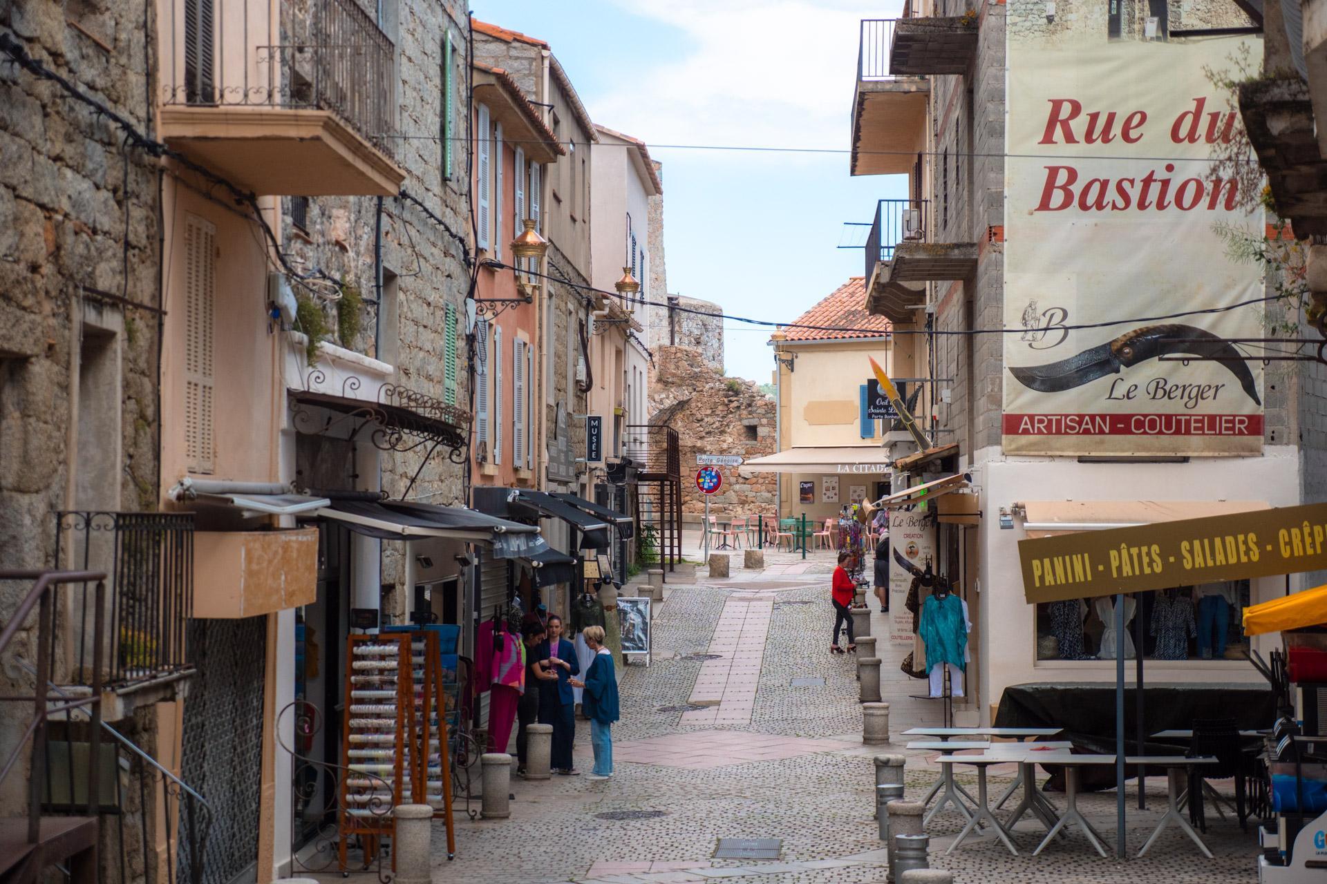 Street in the old town of Porto-Vecchio