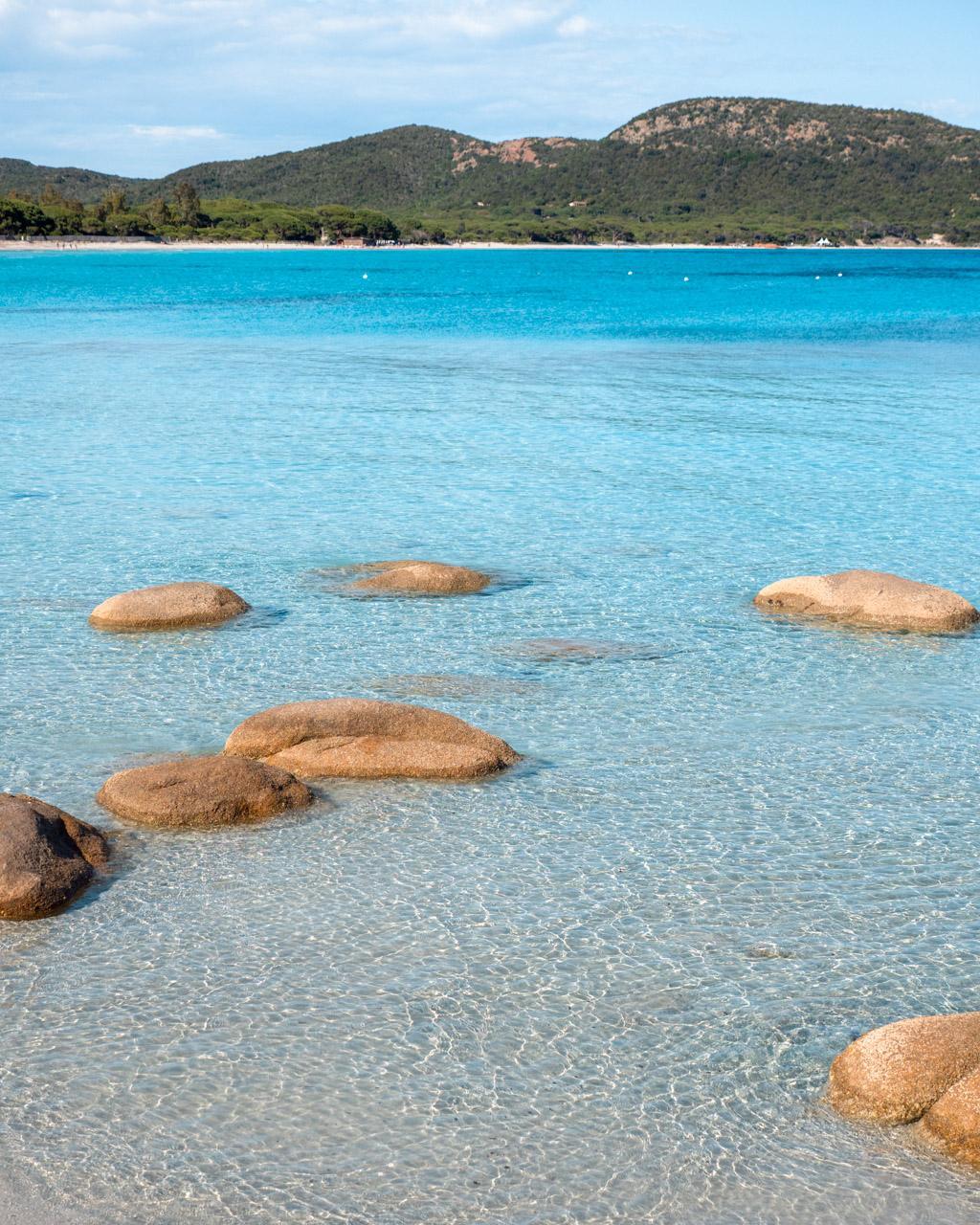 The southern end of Palombaggia