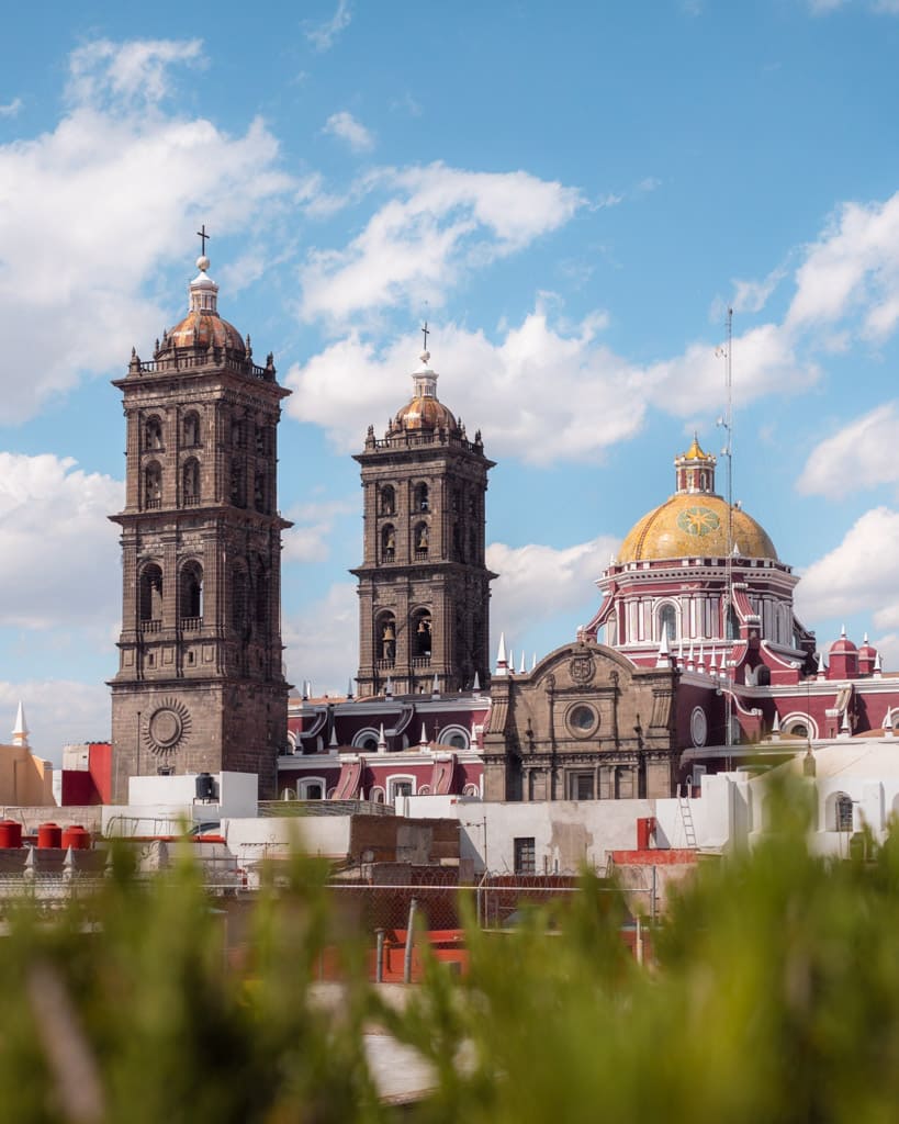 Puebla church, Mexico