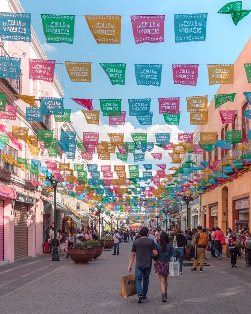 La Calle De Los Dulces in Puebla