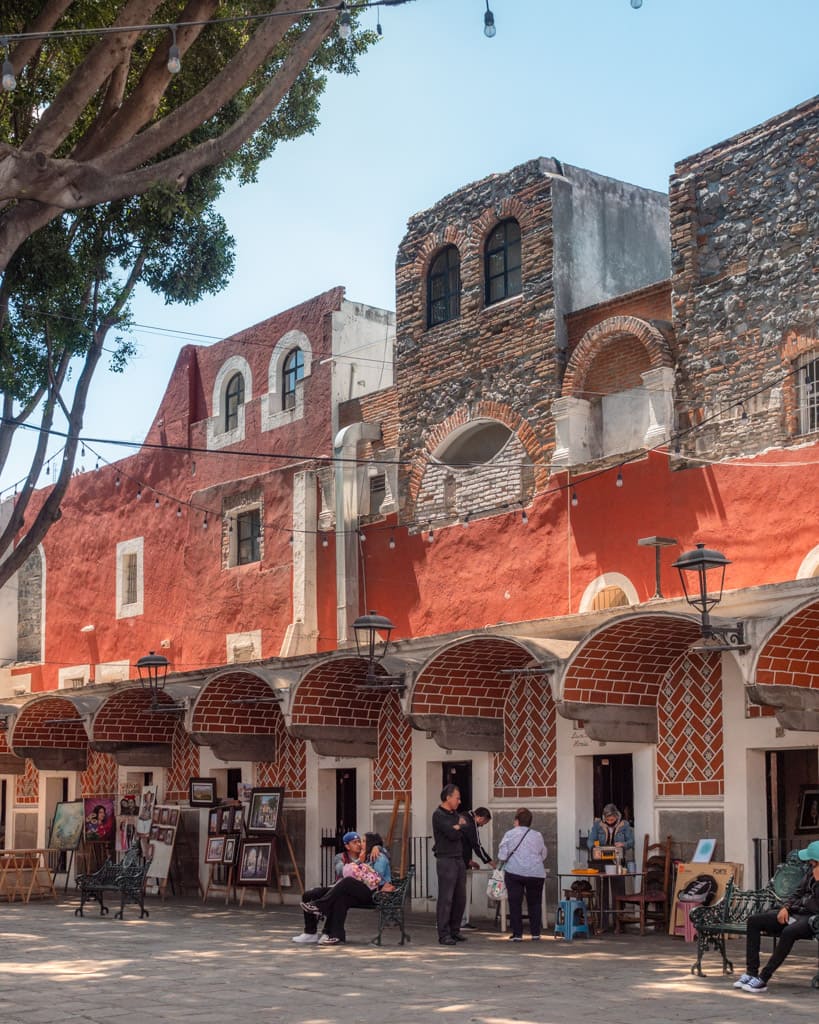 Old buildings at the Artist Quarter