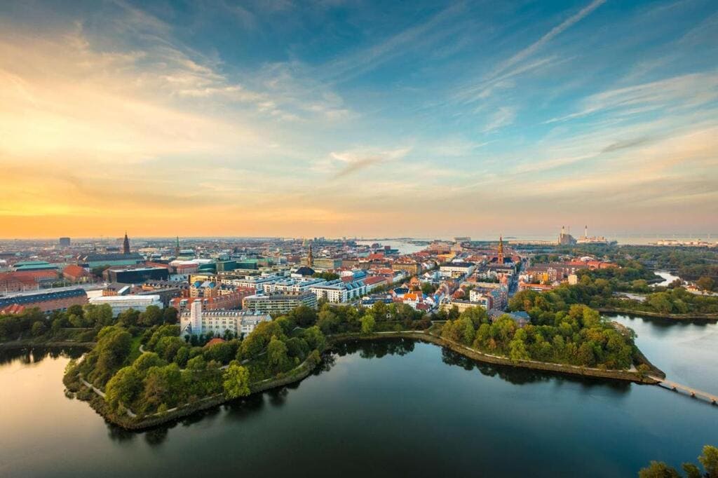 View from Radisson Blu Scandinavia Hotel over Christianshavn