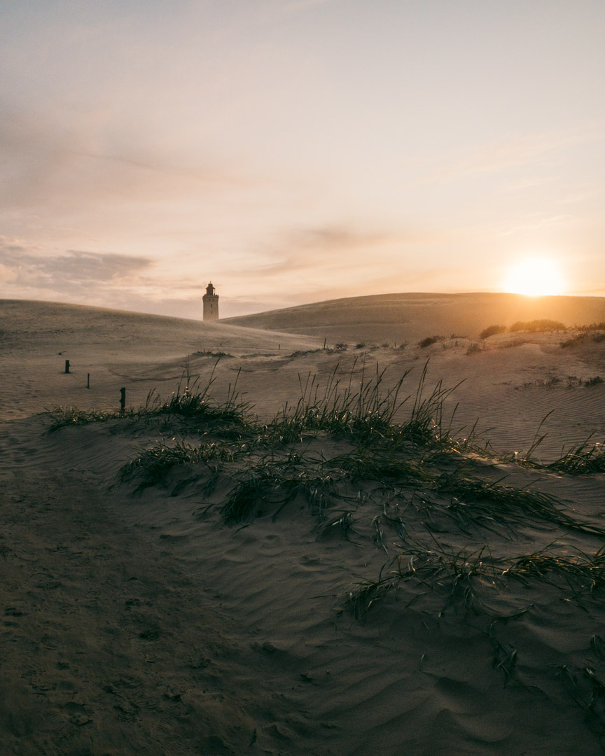 The Lighthouse Rubjerg Knude Fyr in Denmark