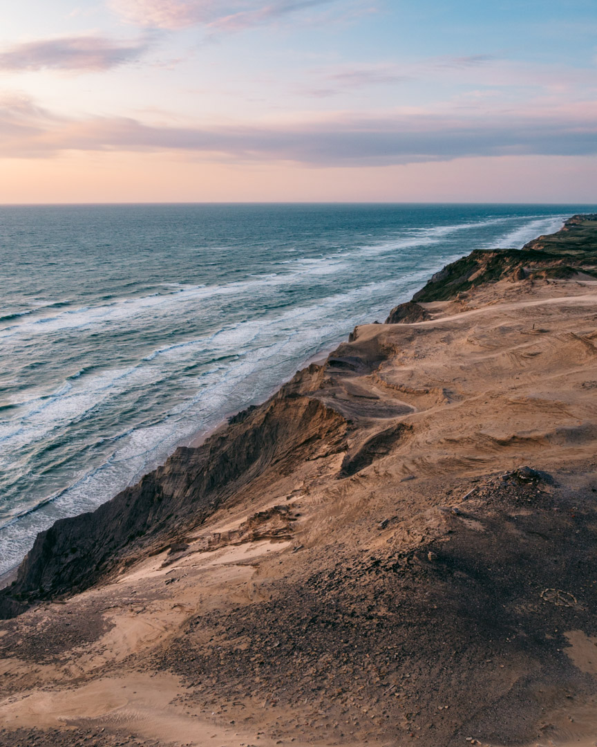 The sandy hills by the North Sea