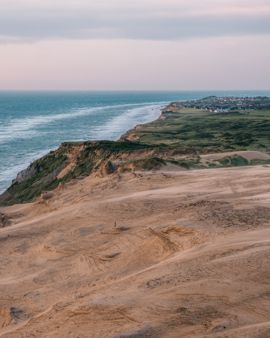 The coastline by the North Sea