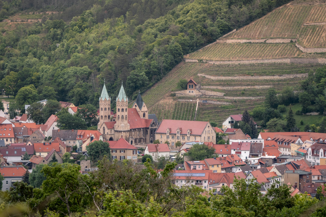 The city centre of Freyburg in Saale-Unstrut