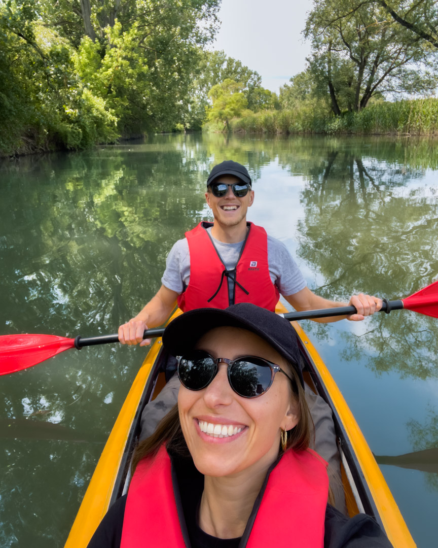 Canoeing on the Unstrut River