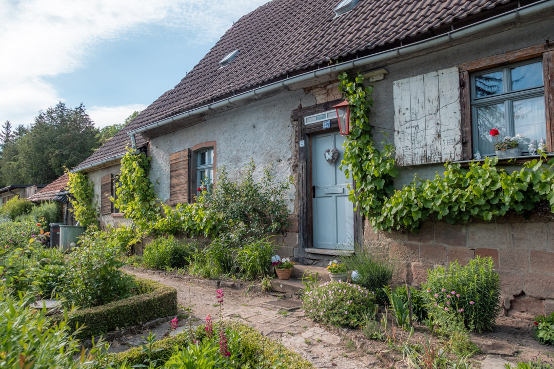 Cute house along Naumburger Blütengrund