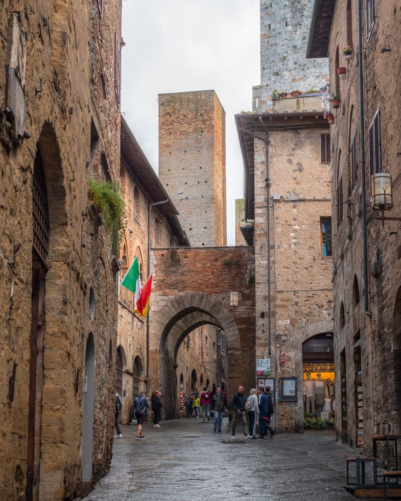 Street in San Gimignano