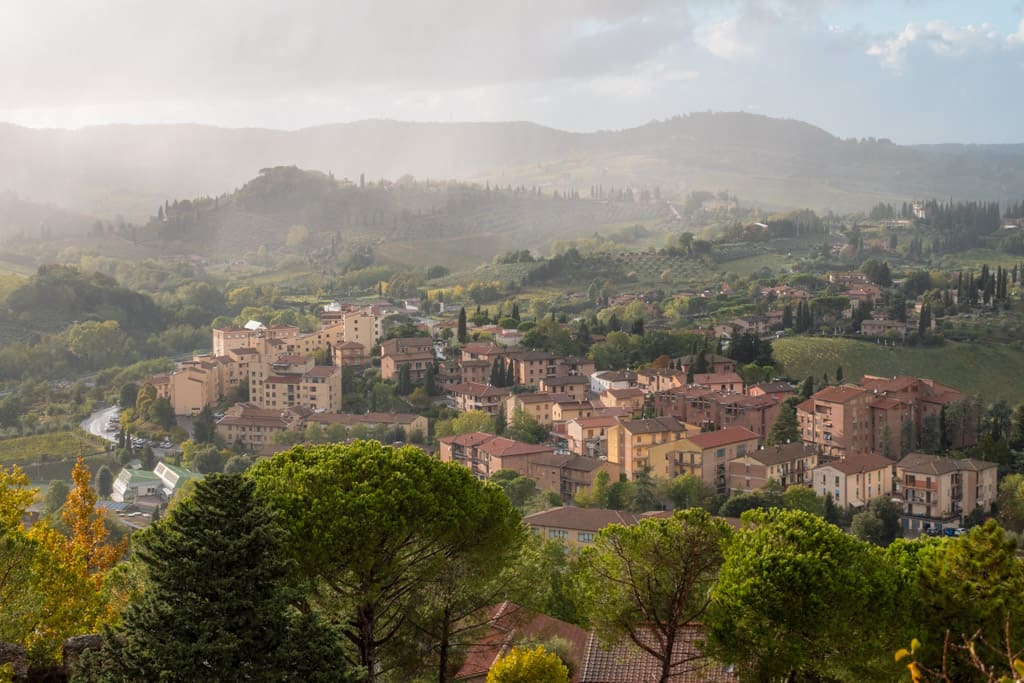 The view from Rocca di Montestaffoli