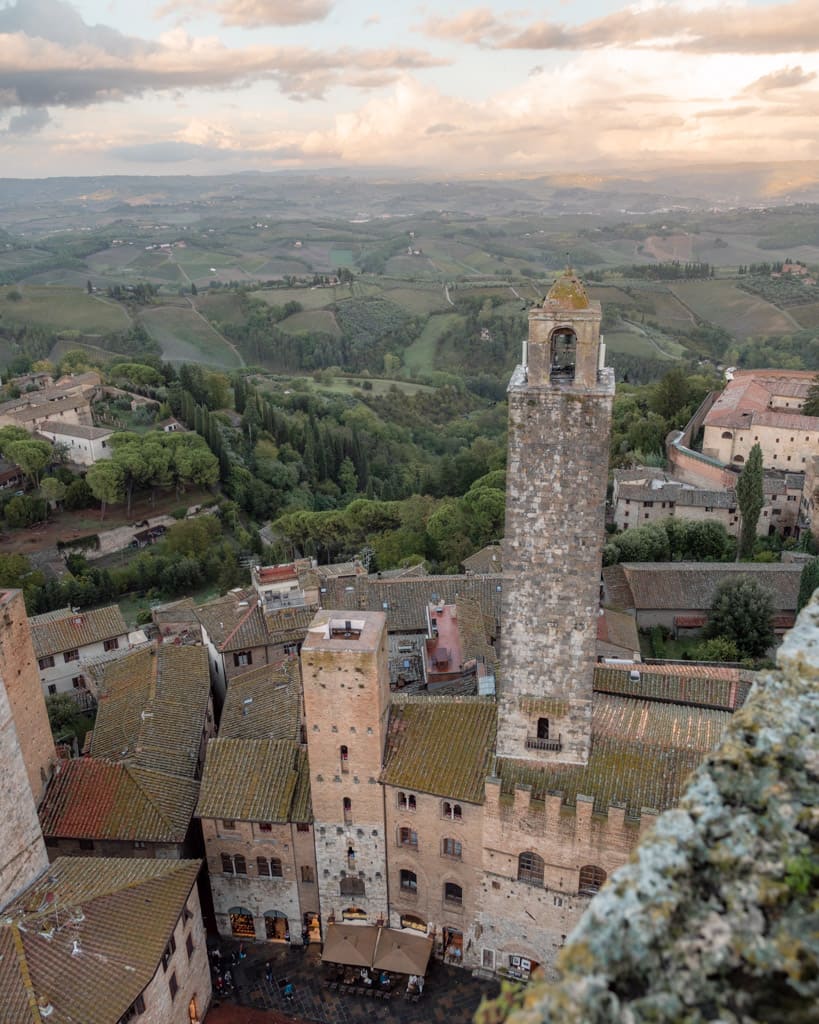 San Gimignano seen from Torre Grossa