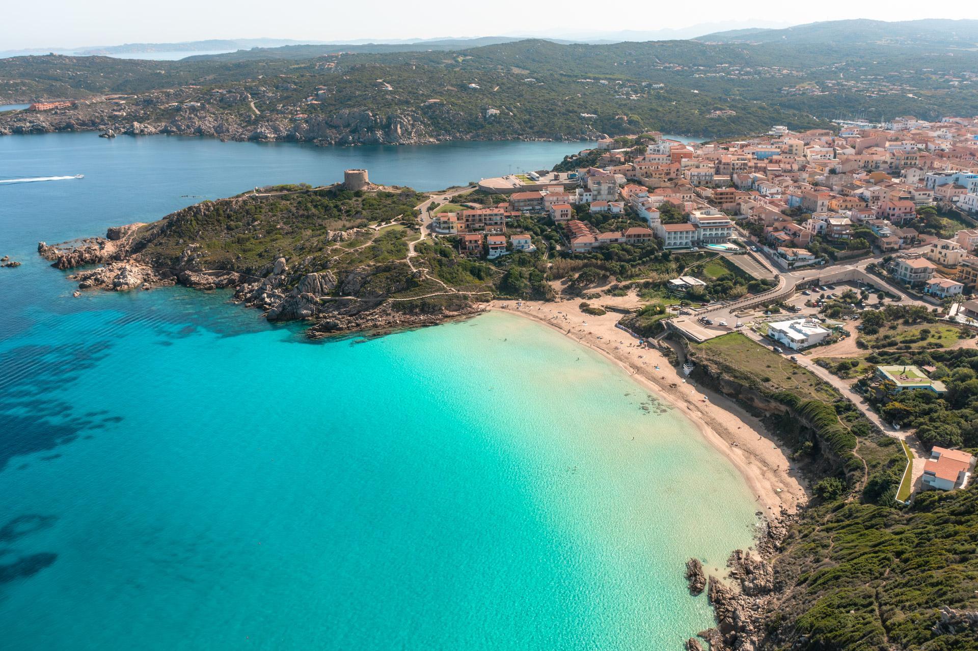 Santa Teresa Gallura drone shot