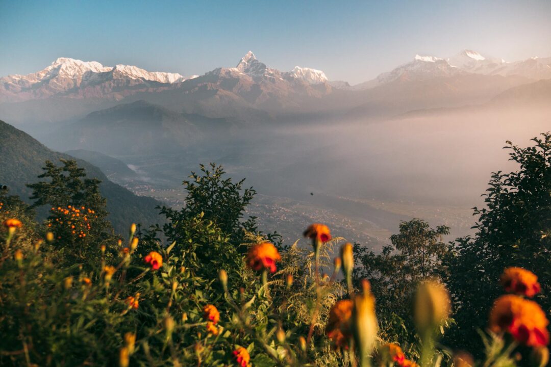 Sarangkot Sunrise View A Beautiful Morning Trip From Pokhara In Nepal