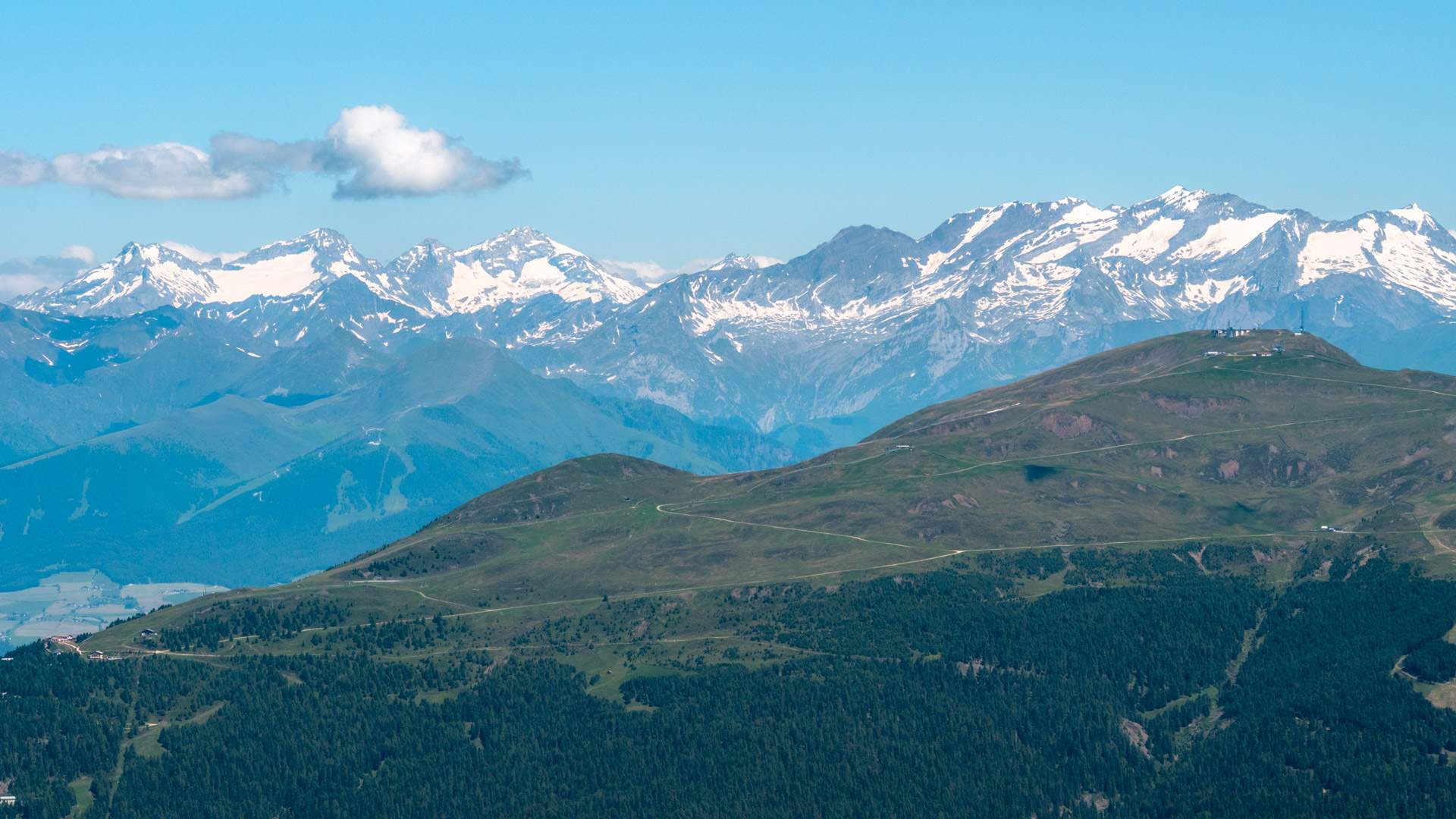 View from Seceda in June