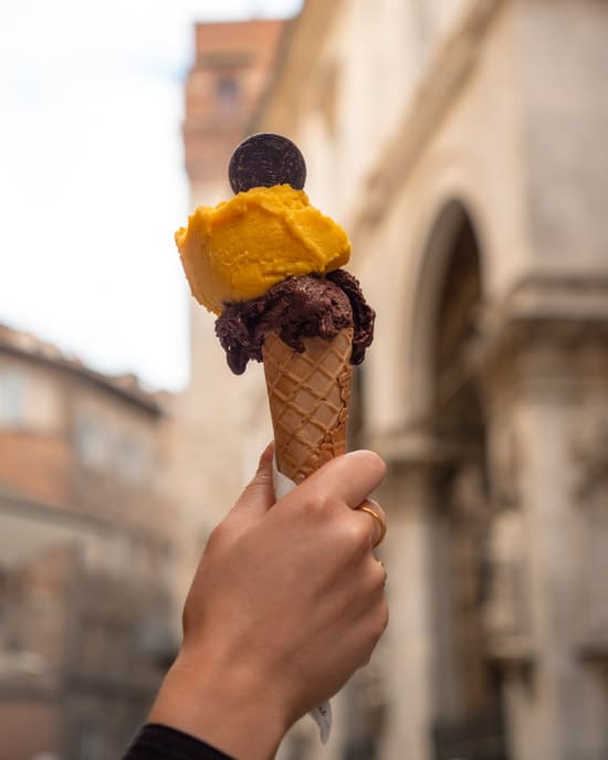 Gelato in Siena, Italy